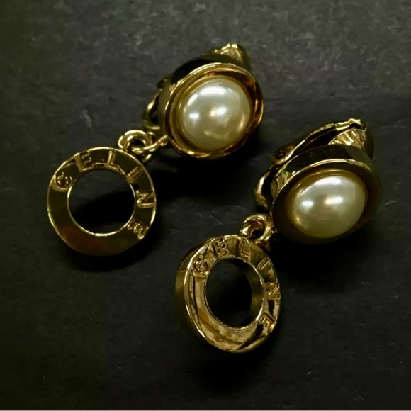 CELINE PHOEBE PHILO ERA EARRINGS - vintage - Picture 5 of 10
